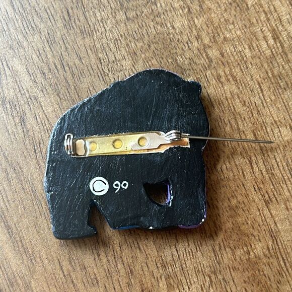 Vintage Panda Bear Brooch Pin! - Picture 3 of 6